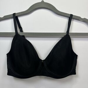 Soma Smooth Lightest Lift Smooth Perfect Coverage Women 32D Black T Shirt